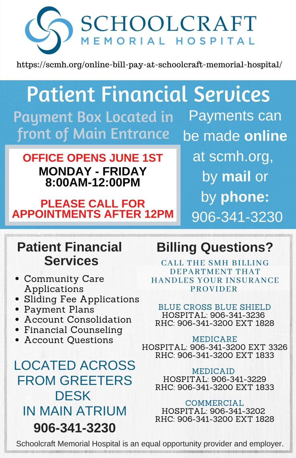 Online Bill Payment Schoolcraft Memorial Hospital